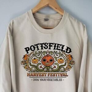 Pottsfield Harvest Festival Over The Garden Wall Pumpkin Halloween Sweatshirt